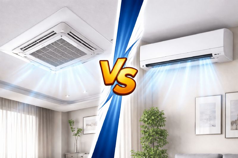 吊隱式冷氣 vs 壁掛式冷氣差在哪？優缺點與安裝重點完整解析